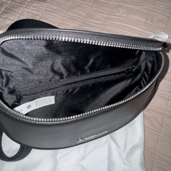 lululemon athletica Black Crossbody Bag with Silver Accents - Picture 3 of 3